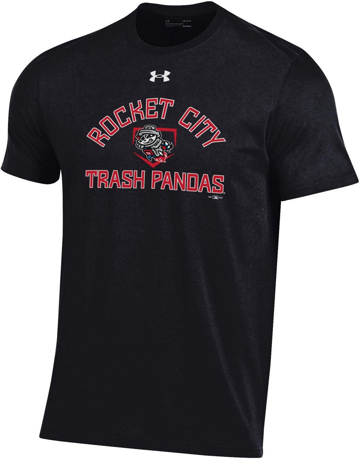 Under Armour Men's Rocket City Trash Pandas White Gameday T-Shirt)