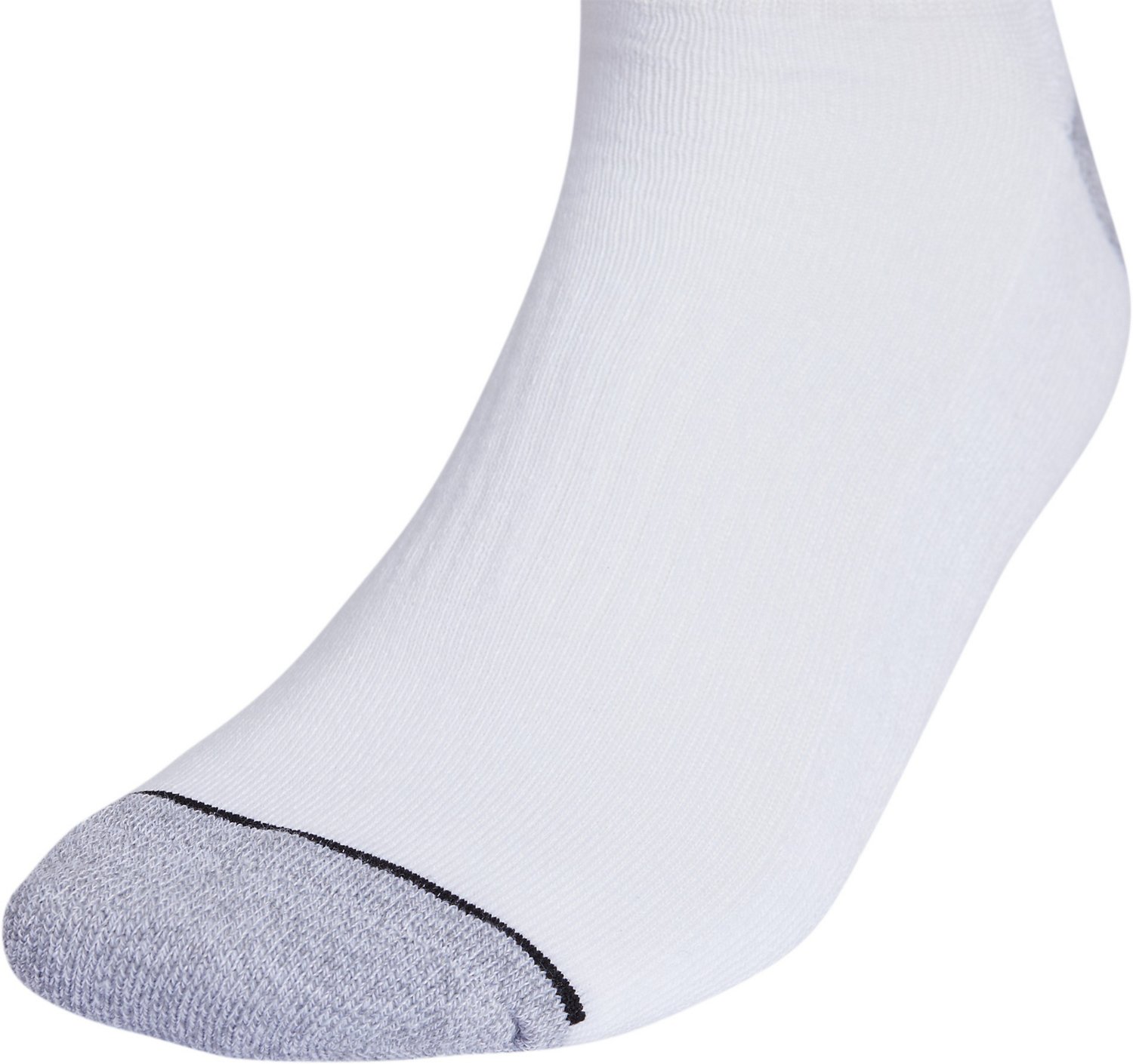 adidas Men's Cushioned 3-Stripe 3.0 High Quarter Socks 3-Pack - view number 3