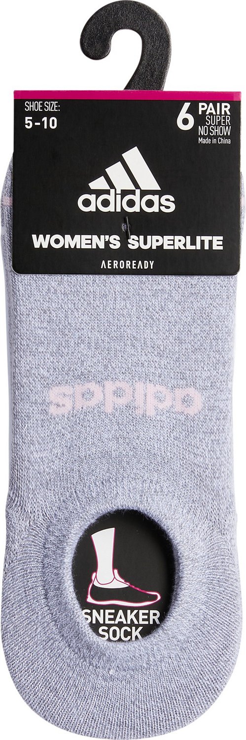 adidas Women's Superlite Linear 3 Super No Show Socks 6-Pack - view number 5