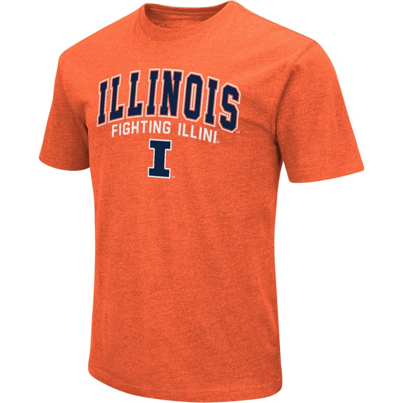 Colosseum Athletics Men's University of Illinois Team Mascot Playbook T-shirt