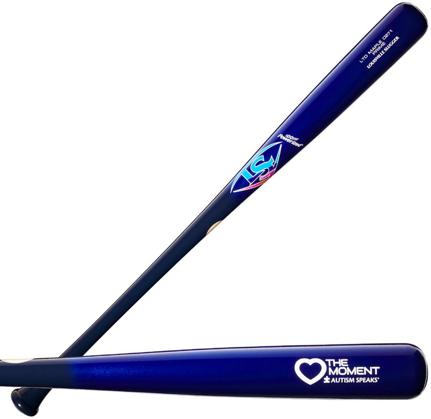 Louisville Slugger MLB Prime Limited Edition Maple C271 Autism Speaks Wood Bat                                                   - view number 4