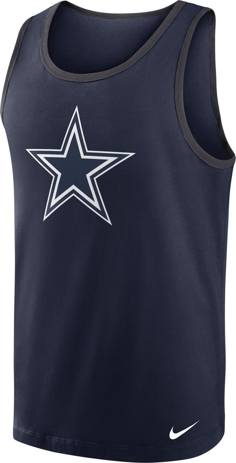 Nike Men's Dallas Cowboys Tri-blend Racerback Tank Top