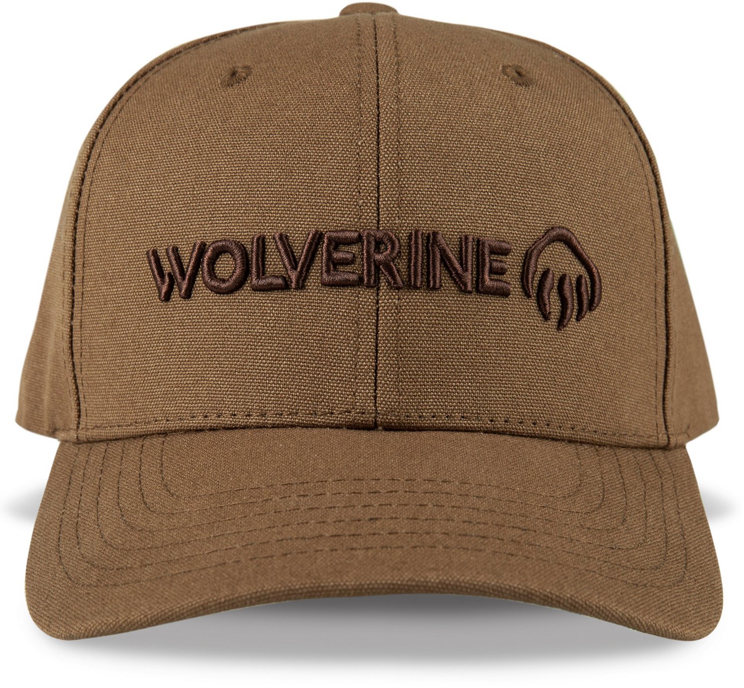 Wolverine Adults' Embroidered Heavy Duty Canvas Logo Adjustable Cap                                                              - view number 1