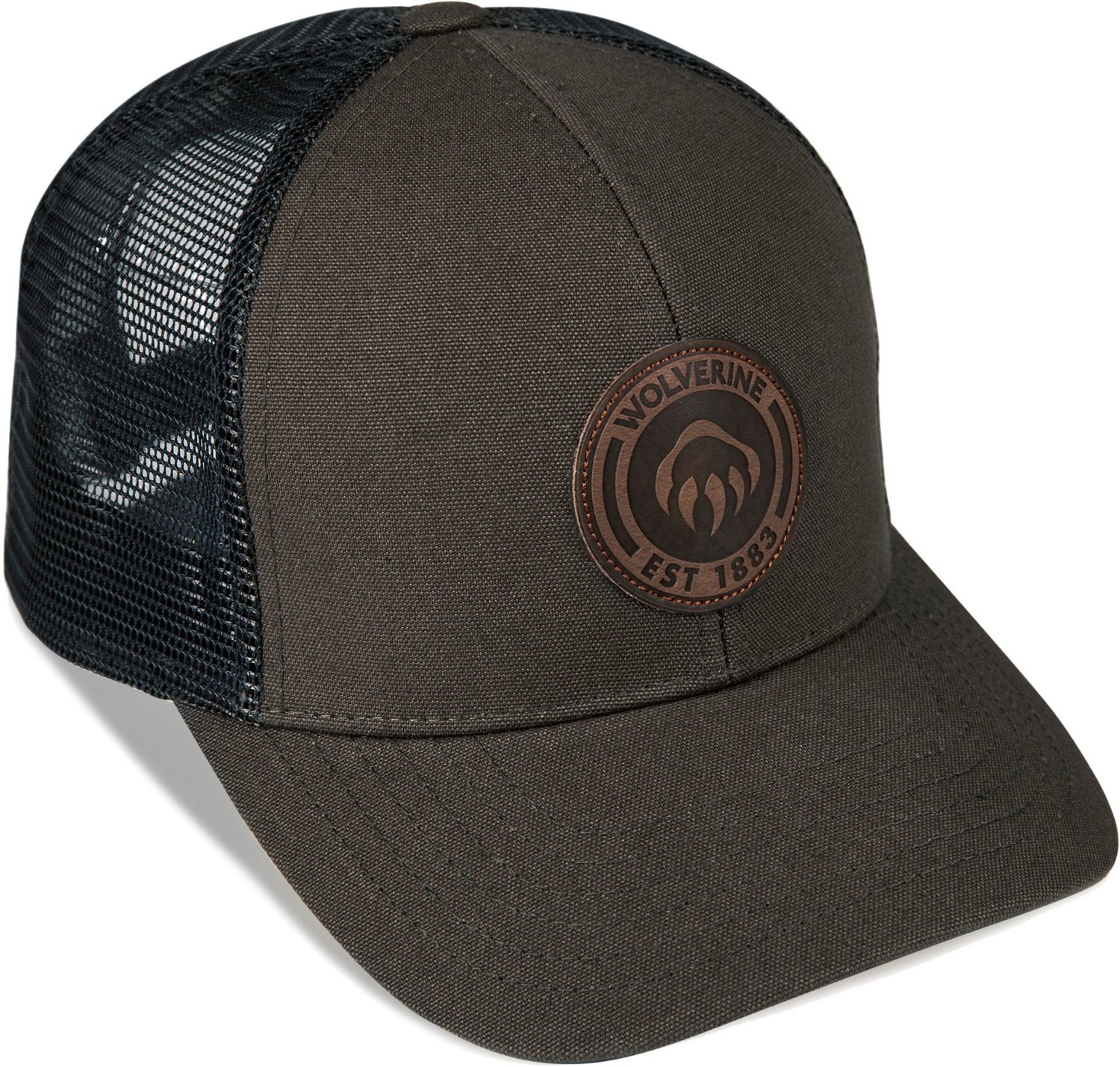 Wolverine 1883 Leather Patch Heavy Duty Canvas Adjustable Cap | Academy