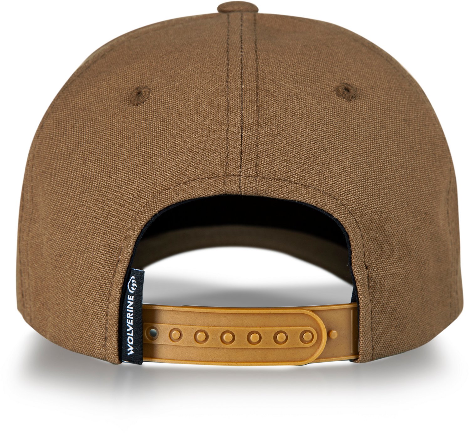 Wolverine Adults' Leather Patch Heavy Duty Canvas Adjustable Cap - view number 3