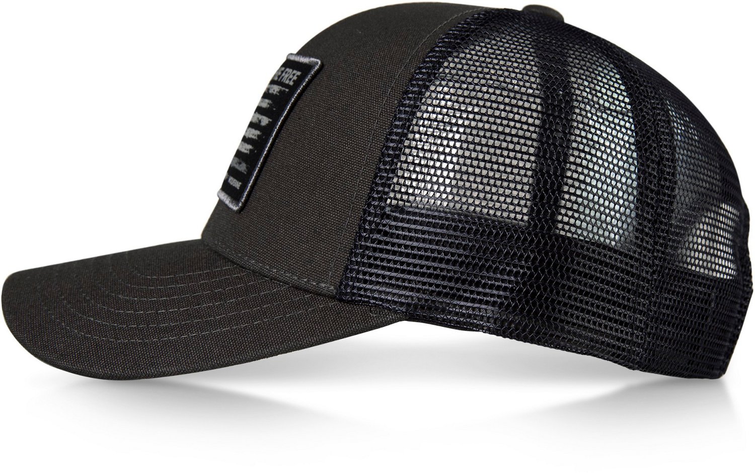 Wolverine Adults' Land of the Free Heavy Duty Canvas Adjustable Trucker Cap                                                      - view number 2