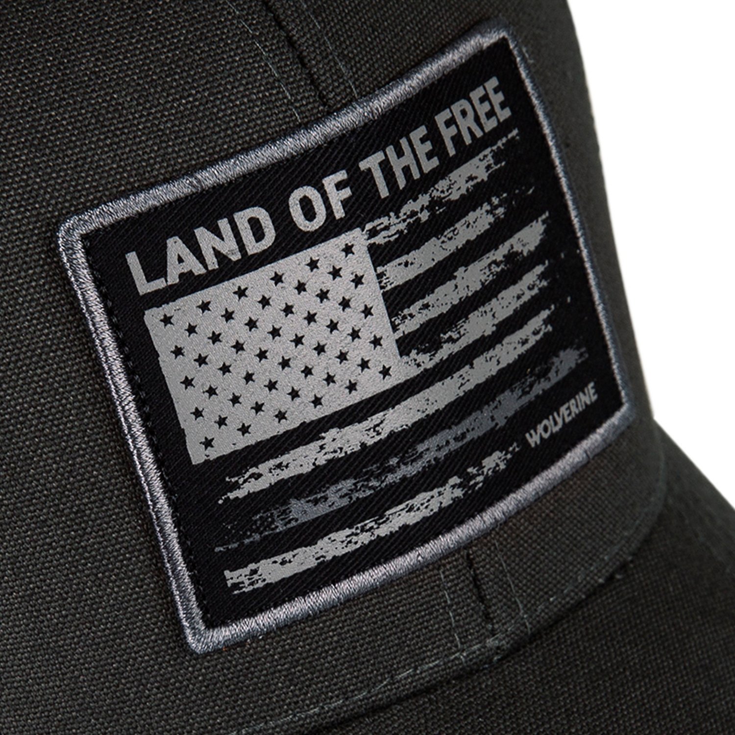 Wolverine Adults' Land of the Free Heavy Duty Canvas Adjustable Trucker Cap                                                      - view number 5