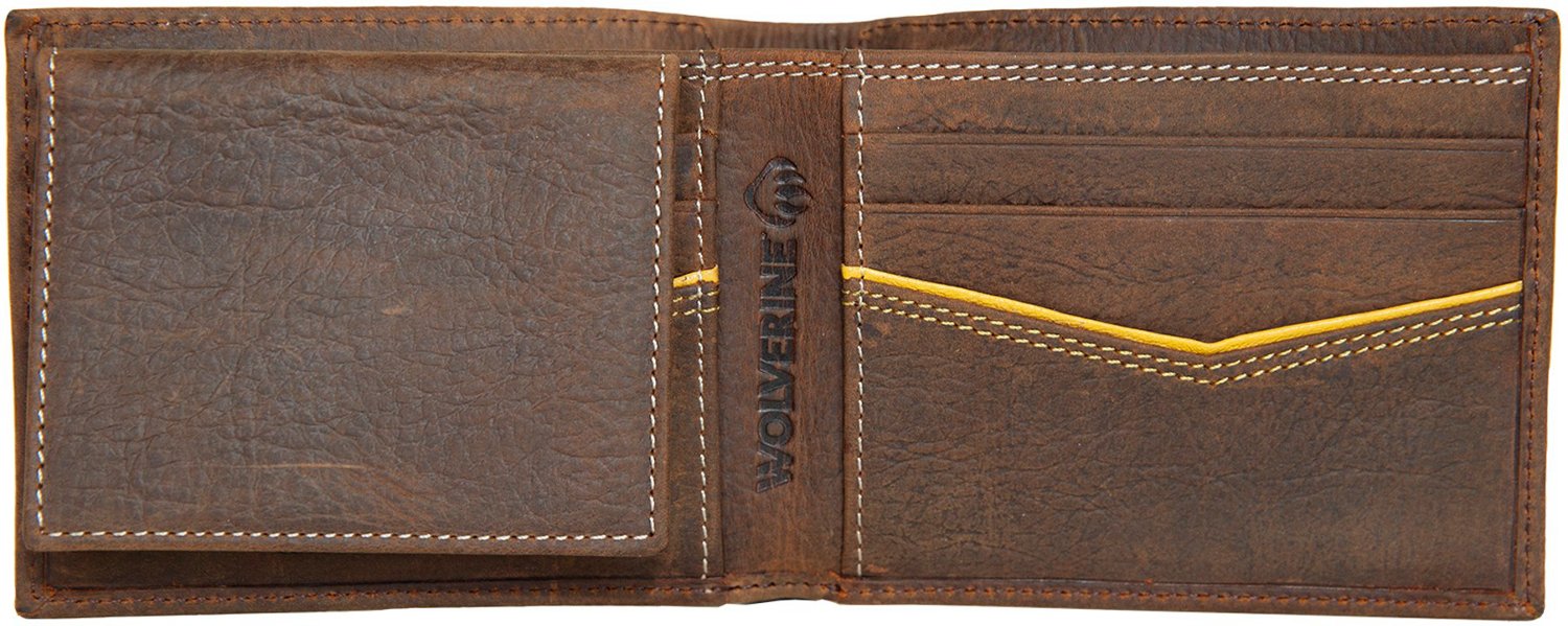 Wolverine Adults' Rancher Passcase Leather Wallet - view number 3