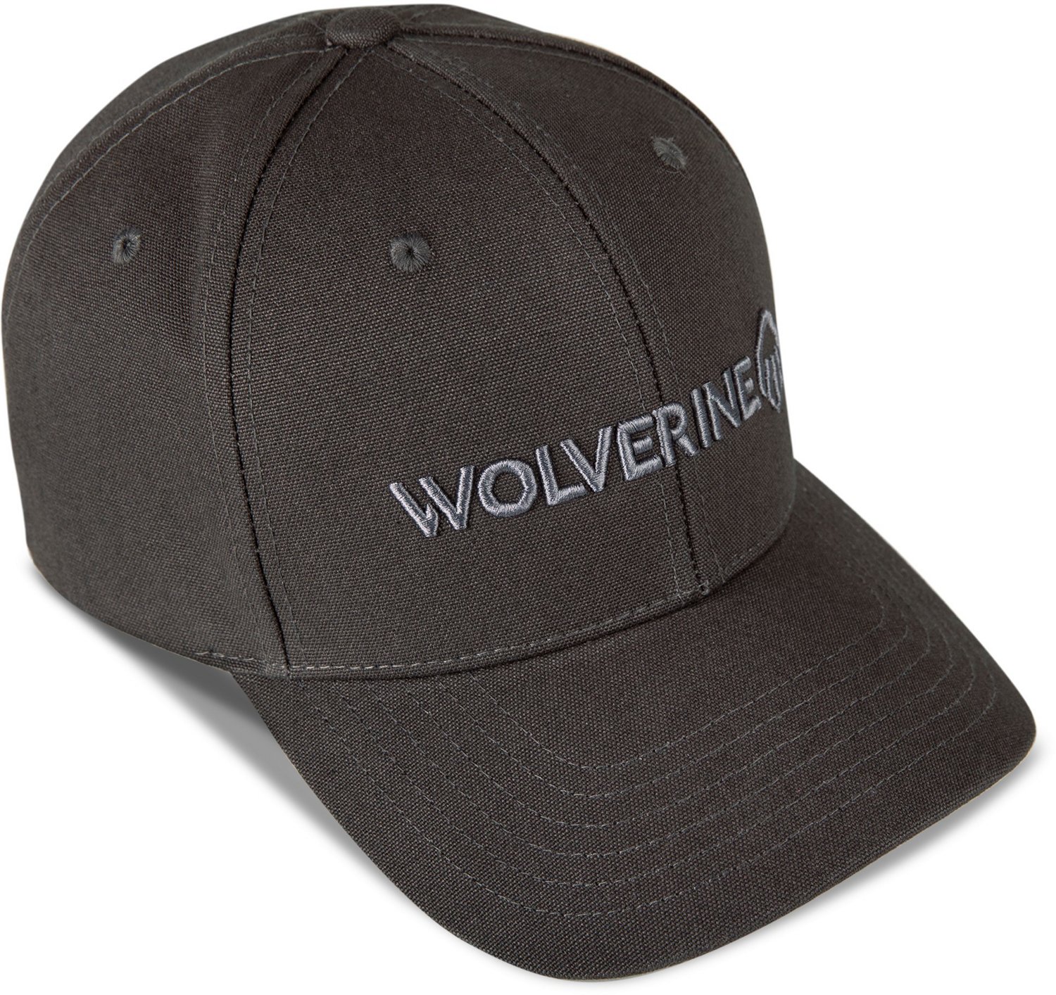 Wolverine Adults' Embroidered Heavy Duty Canvas Logo Adjustable Cap                                                              - view number 4