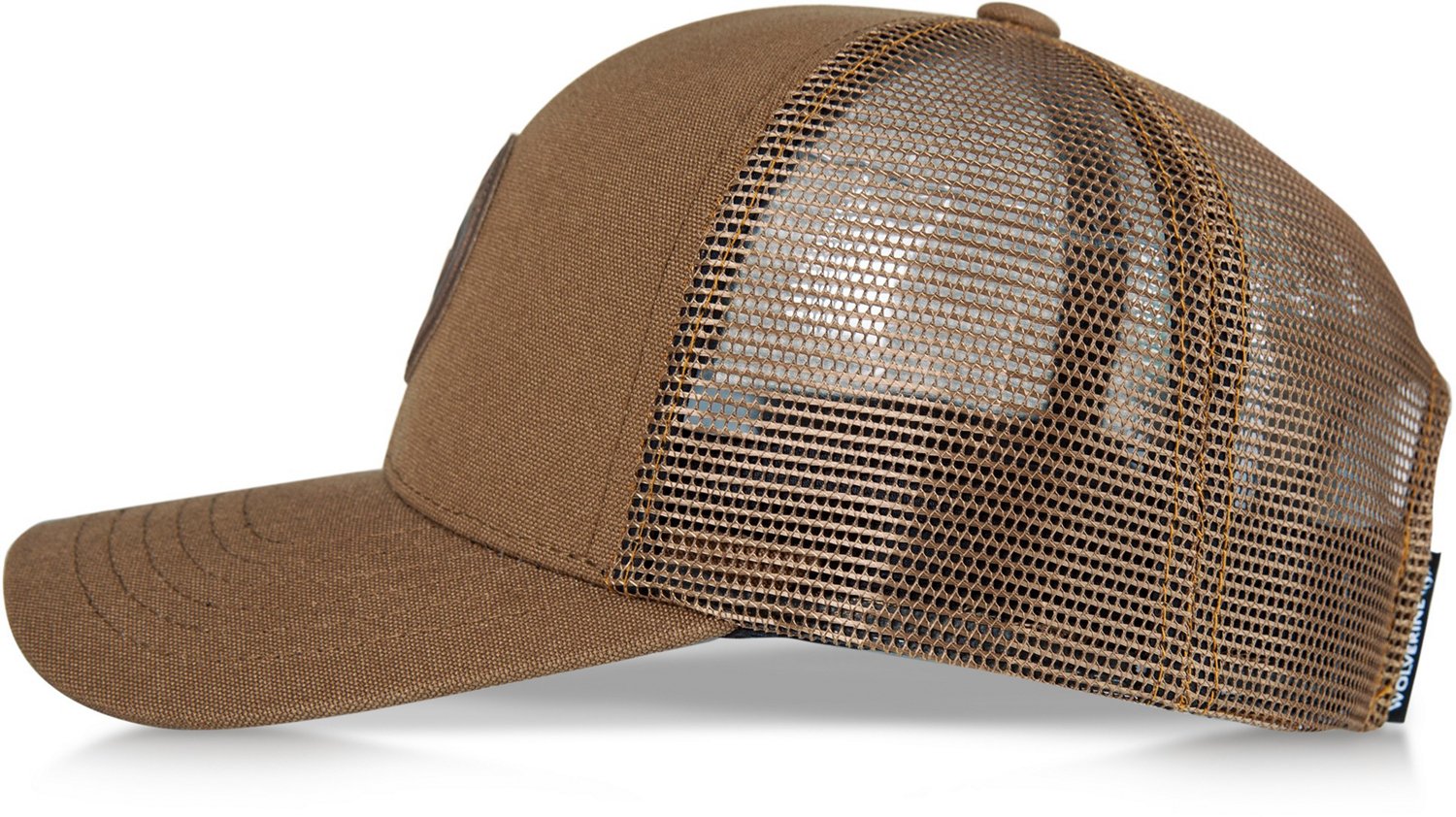 Wolverine 1883 Leather Patch Heavy Duty Canvas Adjustable Cap - view number 2