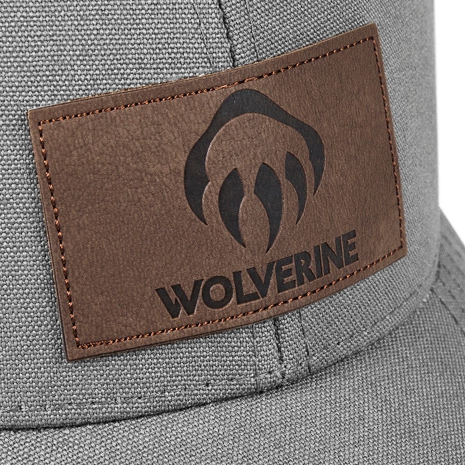 Wolverine Adults' Leather Patch Heavy Duty Canvas Adjustable Cap - view number 5