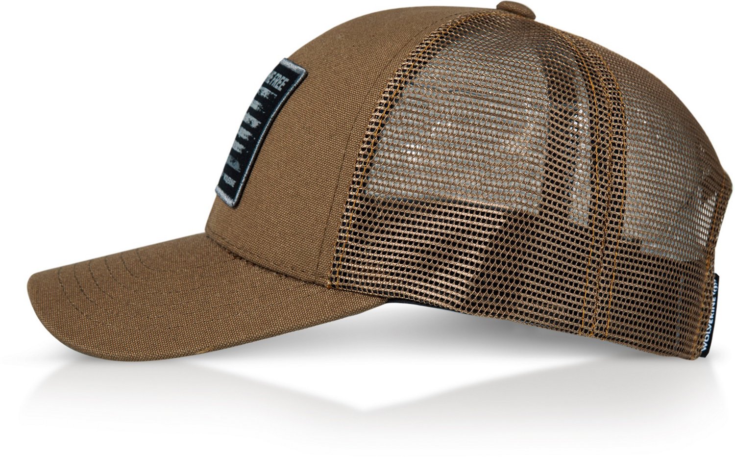 Wolverine Adults' Land of the Free Heavy Duty Canvas Adjustable Trucker Cap                                                      - view number 2