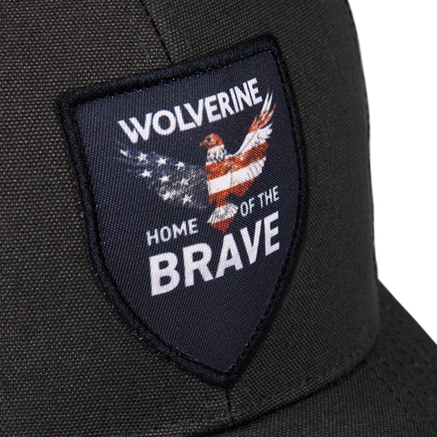 Wolverine Adults' Home of the Brave Heavy Duty Canvas Adjustable Trucker Cap - view number 5