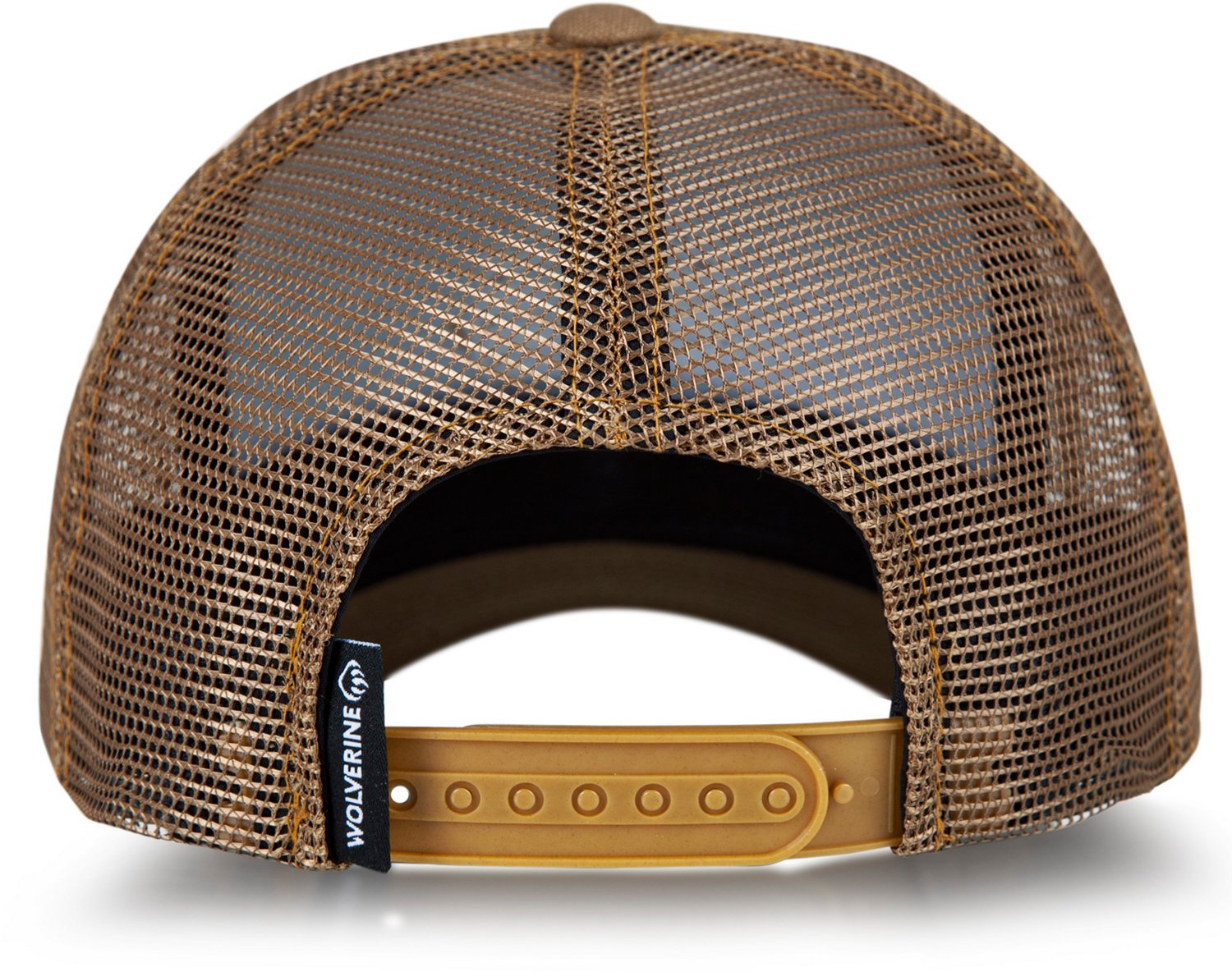 Wolverine Adults' Home of the Brave Heavy Duty Canvas Adjustable Trucker Cap                                                     - view number 3