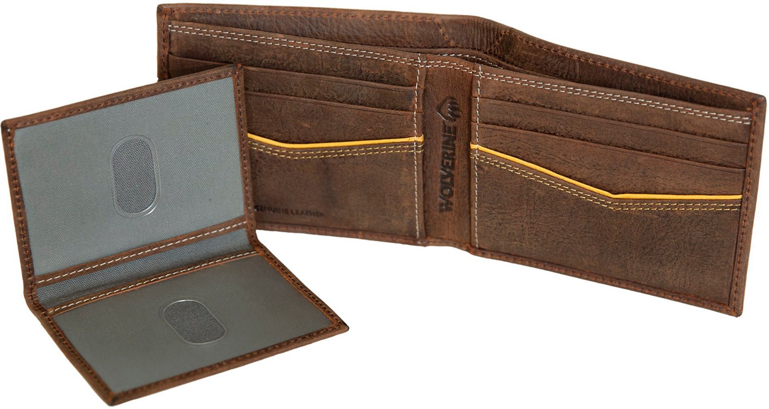 Wolverine Adults' Rancher Passcase Leather Wallet - view number 5