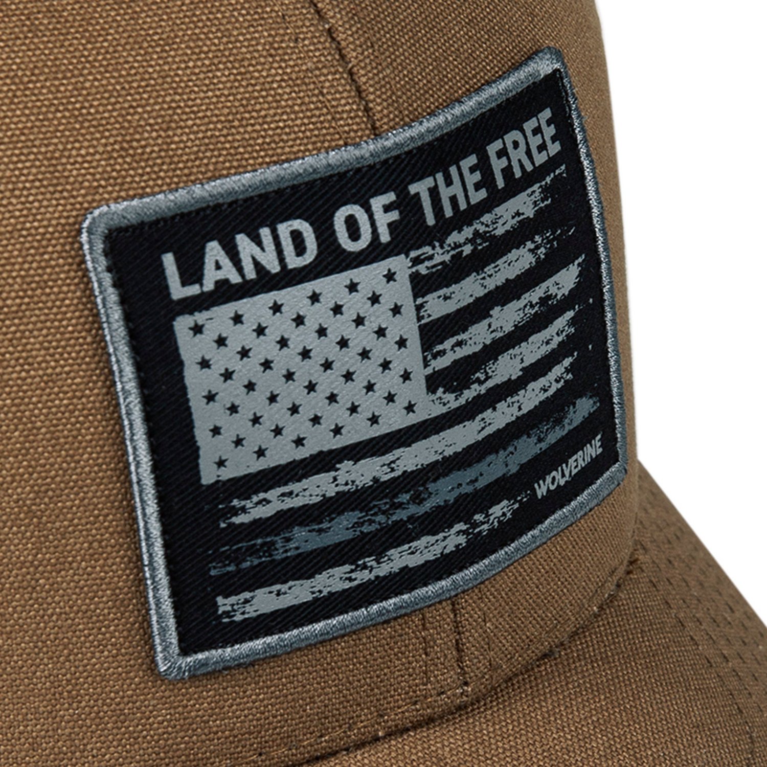 Wolverine Adults' Land of the Free Heavy Duty Canvas Adjustable Trucker Cap                                                      - view number 5