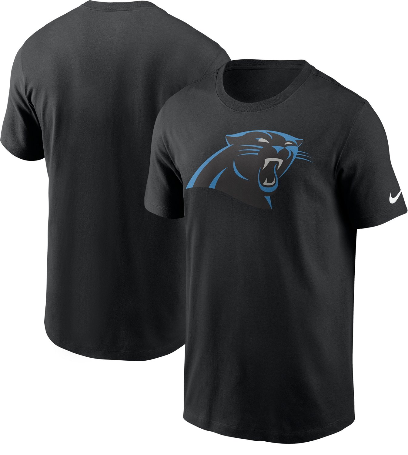 Nike Men's Carolina Panthers Logo Essential T-shirt - view number 3