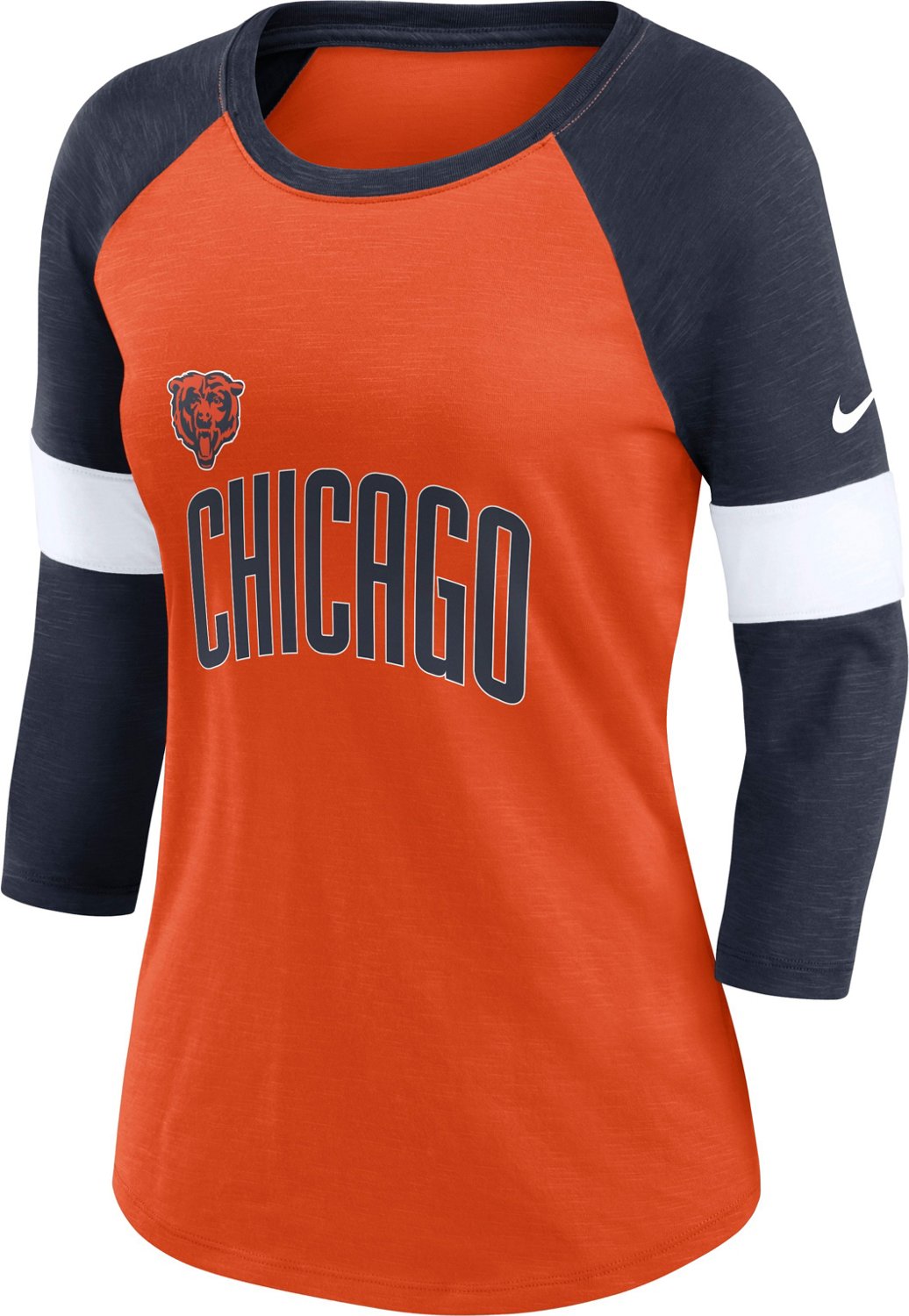 chicago bears 3 4 sleeve