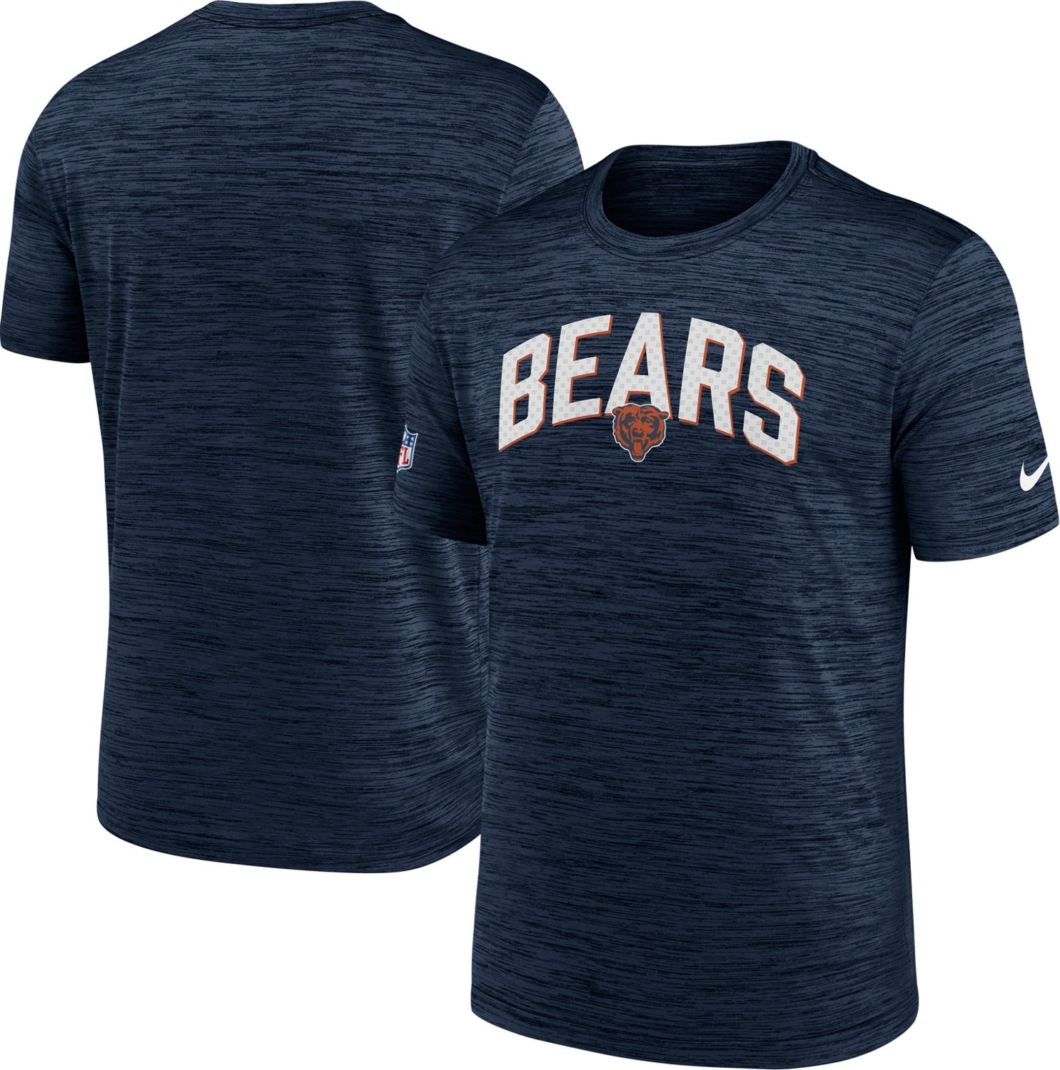 Nike Men's Chicago Bears Team Velocity T-shirt - view number 3