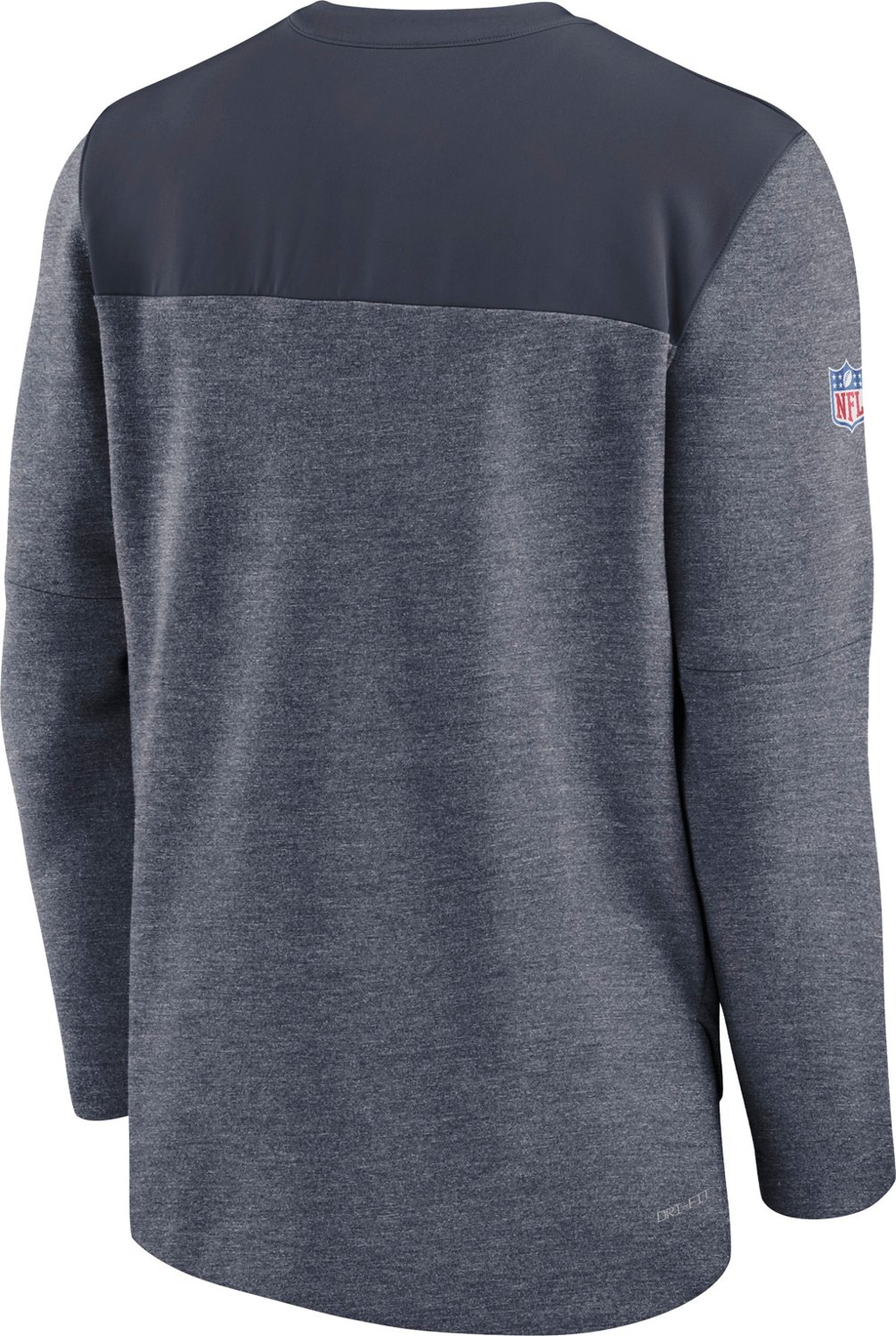 Chicago Bears Nike Dri-Fit Cotton Long Sleeve Raglan T-Shirt - Mens