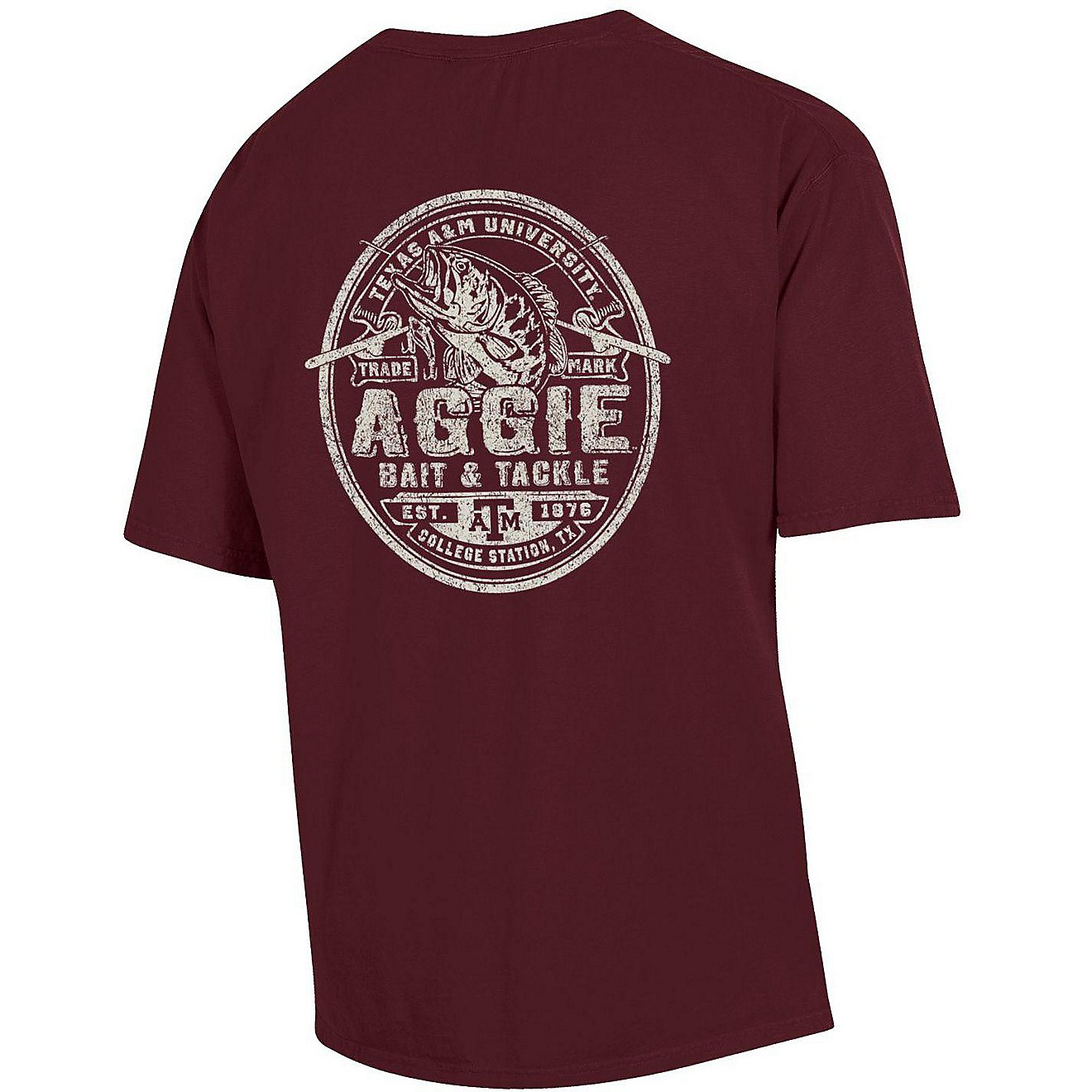 GEAR FOR SPORTS Men's Texas A&M University Comfort Wash Bait and Tackle T-shirt                                                  - view number 1