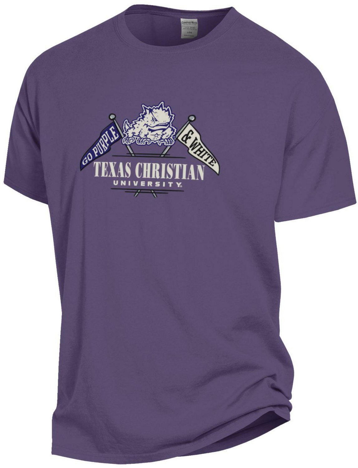 GEAR FOR SPORTS Men's Texas Christian University Pennants Graphic T-shirt