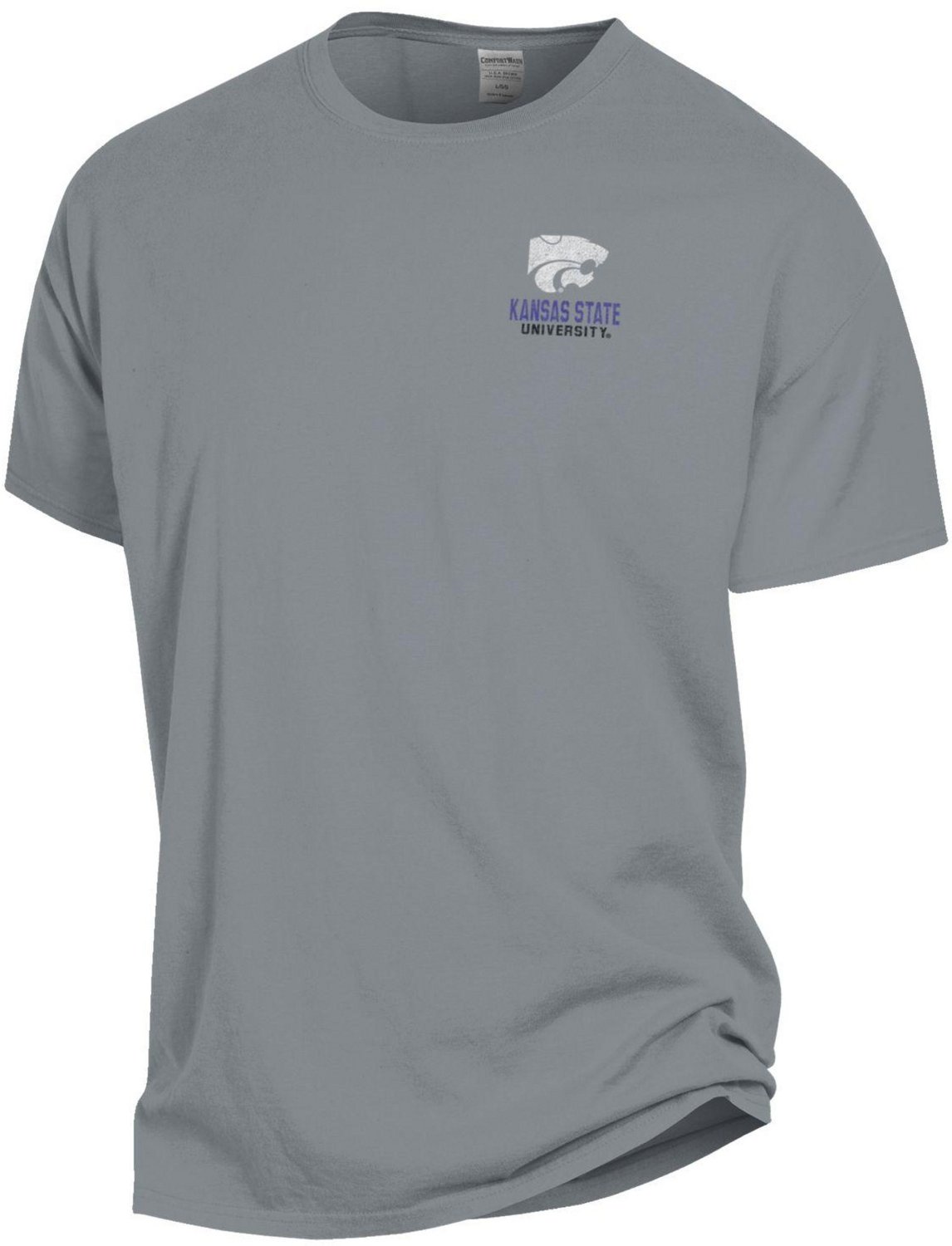 GEAR FOR SPORTS Men's Kansas State University Comfort Wash Circle T-shirt - view number 2