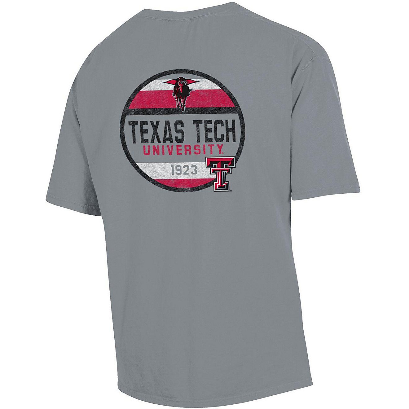 GEAR FOR SPORTS Men's Texas Tech University Comfort Wash Circle T-shirt                                                          - view number 1