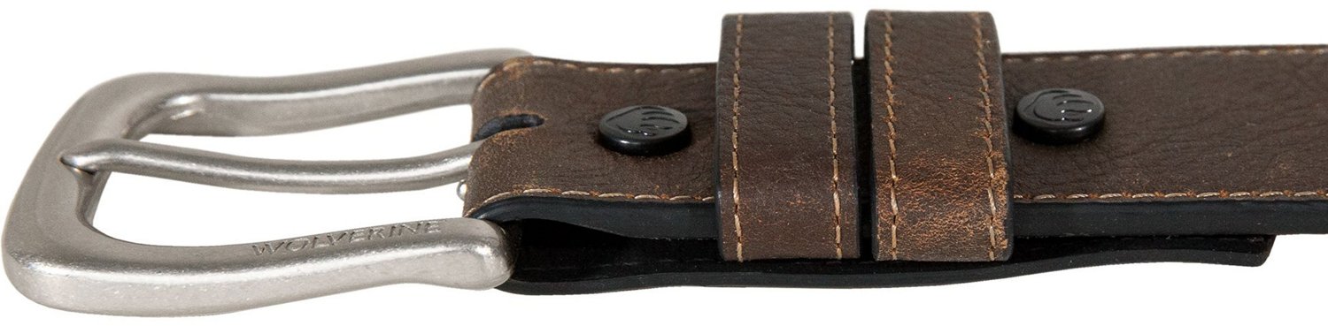 Wolverine Adults' Rancher Leather Belt                                                                                           - view number 7
