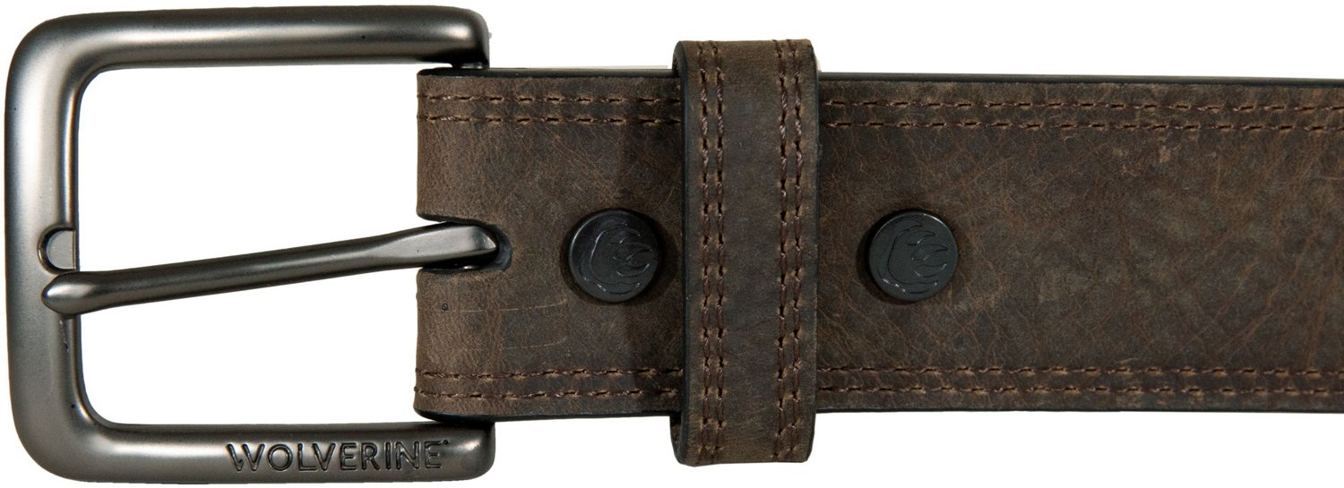 Wolverine Adults' Loader Leather Work Belt                                                                                       - view number 2