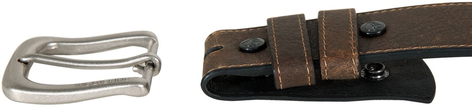 Wolverine Adults' Rancher Leather Belt                                                                                           - view number 8
