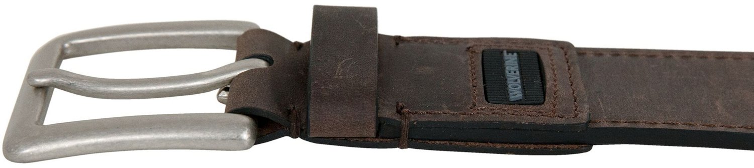 Wolverine Adults' Rugged Patch Leather Belt - view number 3