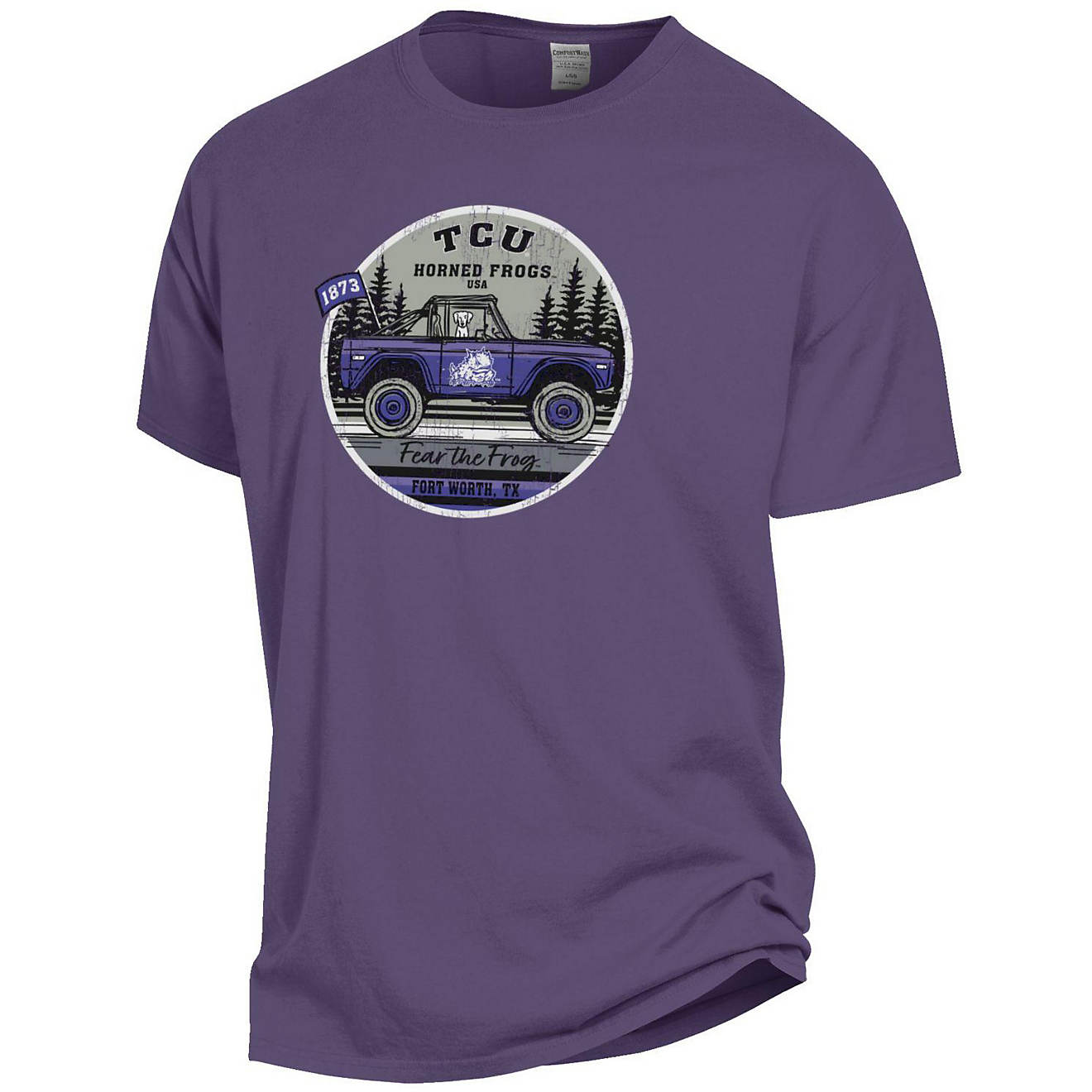 GEAR FOR SPORTS Men's Texas Christian University Jeep Graphic T-shirt                                                            - view number 1