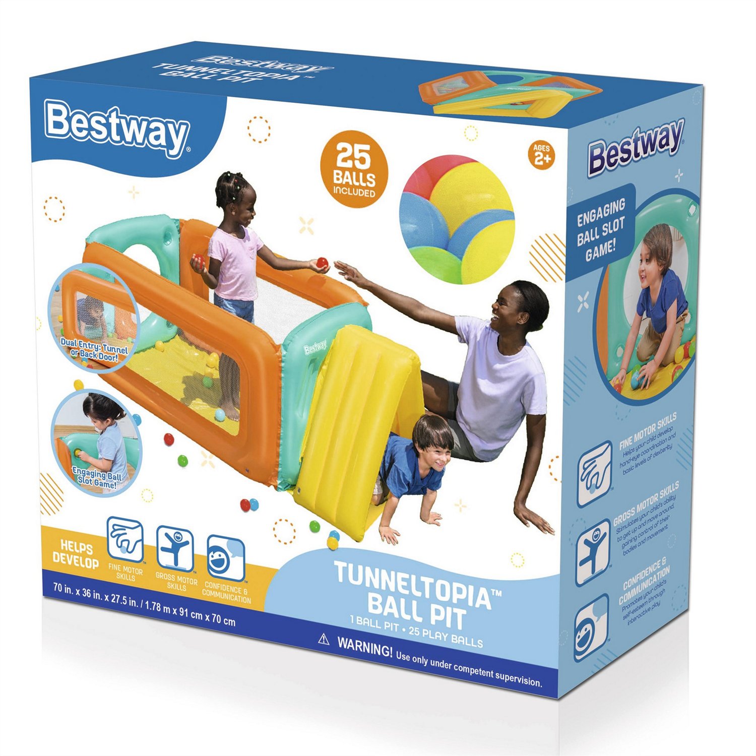 Bestway Tunneltopia Ball Pit | Free Shipping at Academy