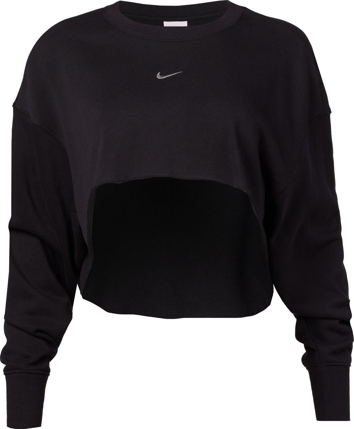 Womens nike crop on sale sweatshirt