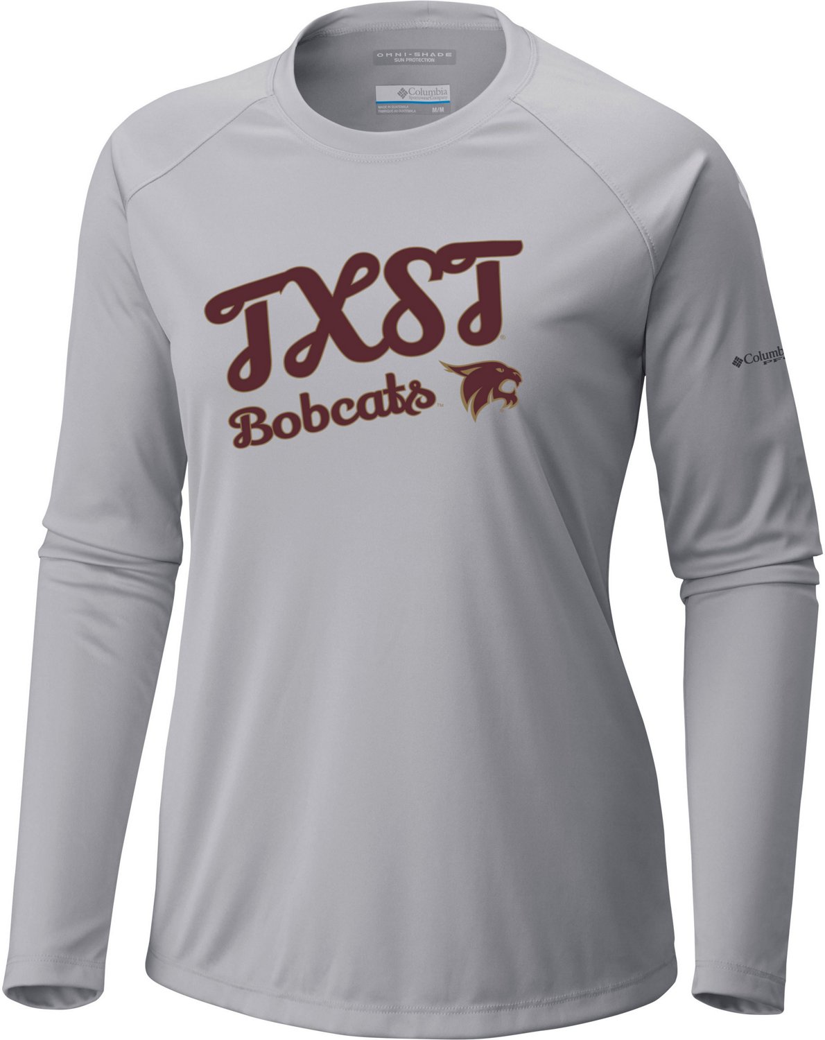 Columbia Sportswear Women's Texas State University Tidal II Long Sleeve  T-shirt