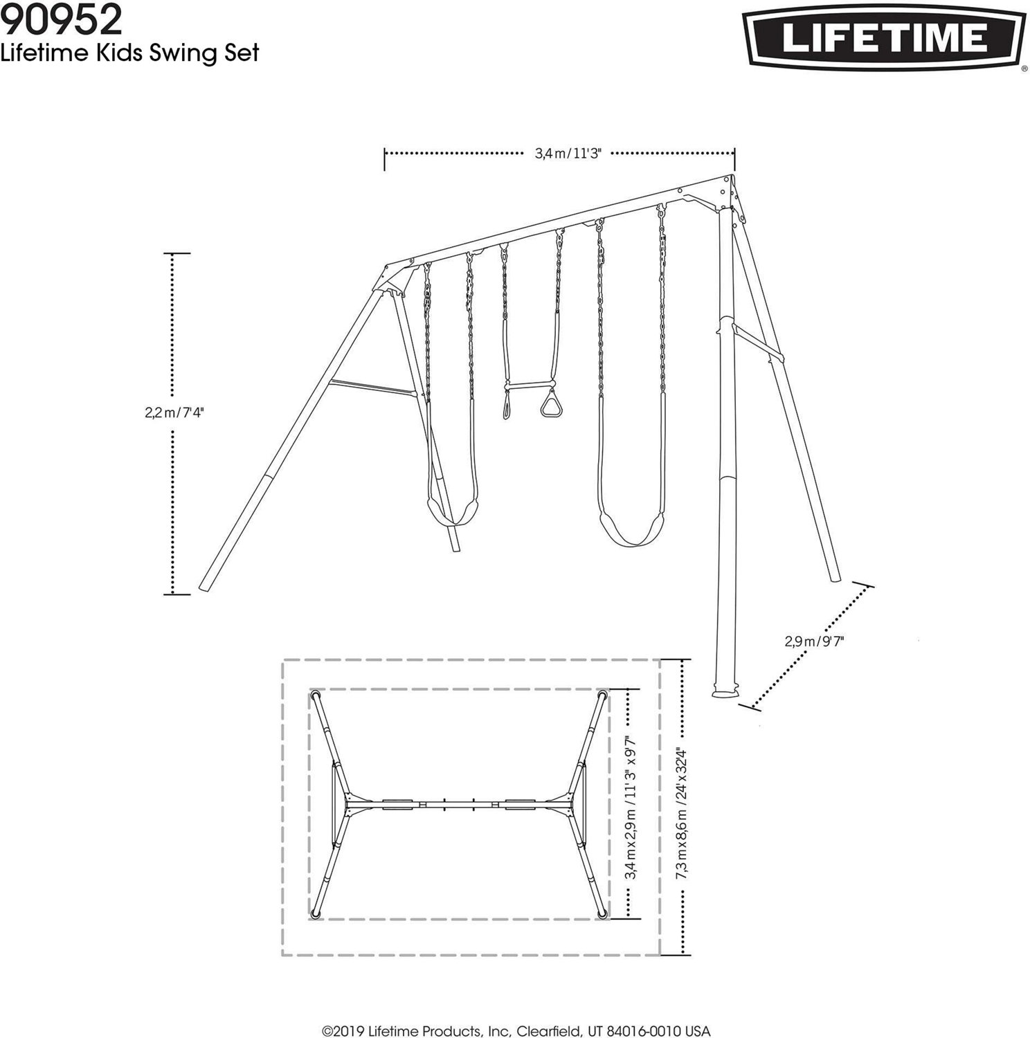 Lifetime Kids Swing Set                                                                                                          - view number 3