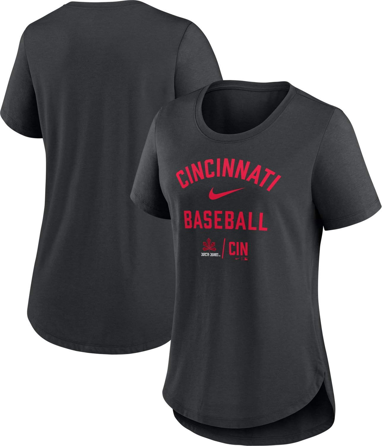 Nike Men's Cincinnati Reds City Connect Tri-Blend Short Sleeve T-shirt - view number 3