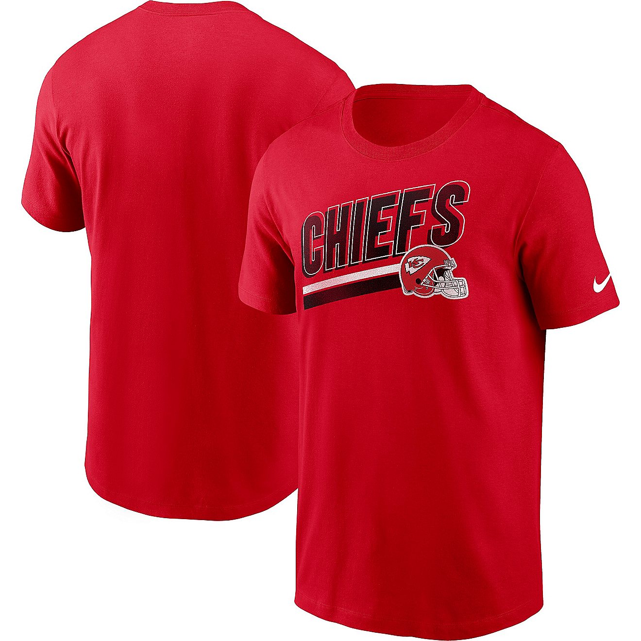 Nike Men's Kansas City Chiefs Essential Blitz Lockup Graphic T-shirt ...