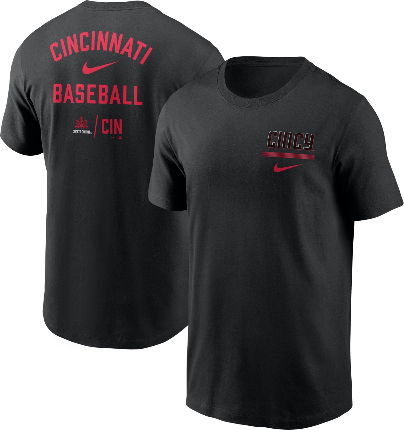 Nike Men's Cincinnati Reds City Connect 2 Hit Tshirt Academy