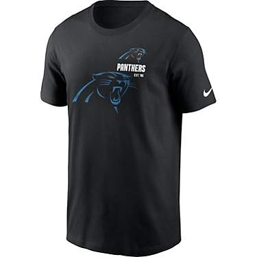 Nike Men's Carolina Panthers Logo Essential T-shirt                                                                             