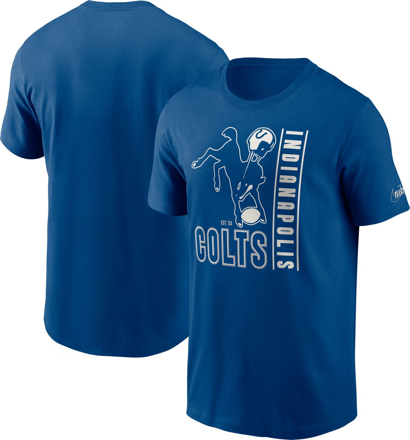 Nike Men's Indianapolis Colts Lockup Essential Graphic T-shirt