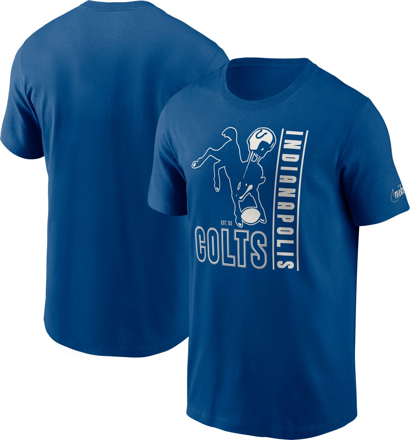 Nike Men's Indianapolis Colts Lockup Essential Graphic T-shirt  - view number 3