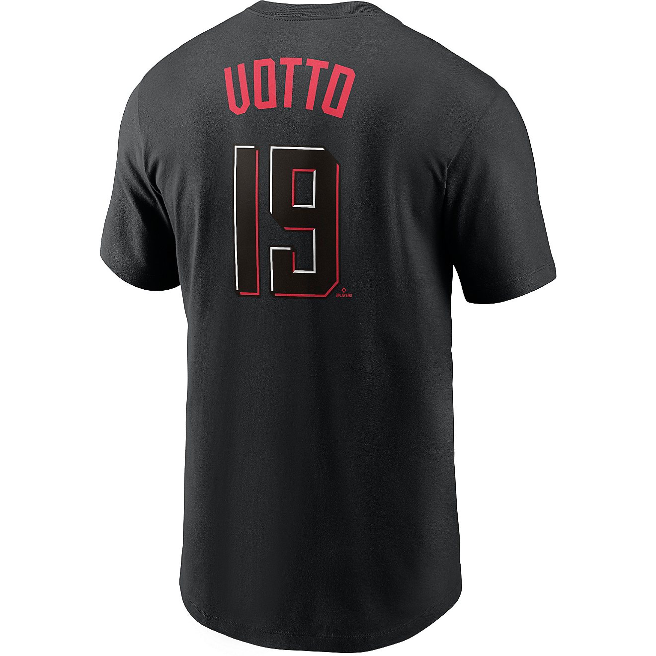 Nike Men's Cincinnati Reds Joey Votto #19 City Connect N&N T-shirt                                                               - view number 1