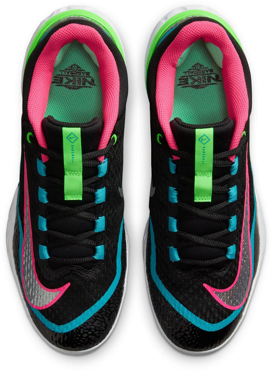 Nike Men's Alpha Huarache Elite Low Metal Baseball Cleats - view number 5