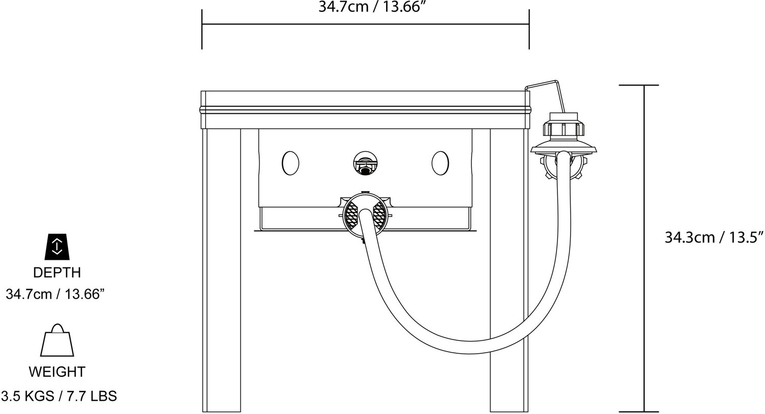 Outdoor Gourmet Deluxe Fryer Stand - view number 5