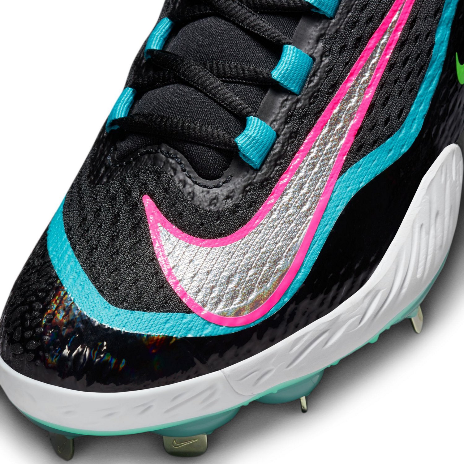 Nike Men's Alpha Huarache Elite Low Metal Baseball Cleats - view number 8