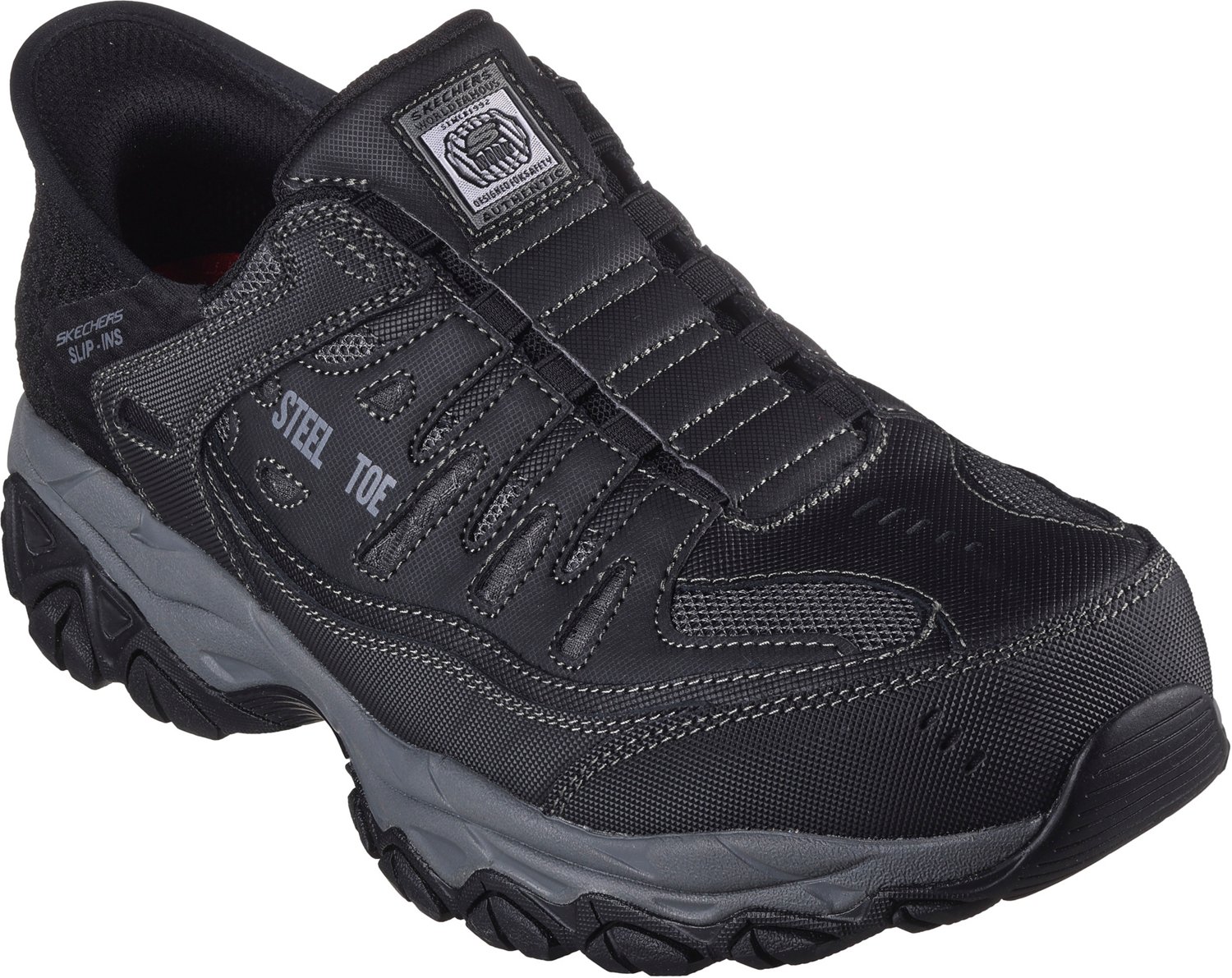 SKECHERS Men s Slip Ins Work Summits Cankton Boots Academy