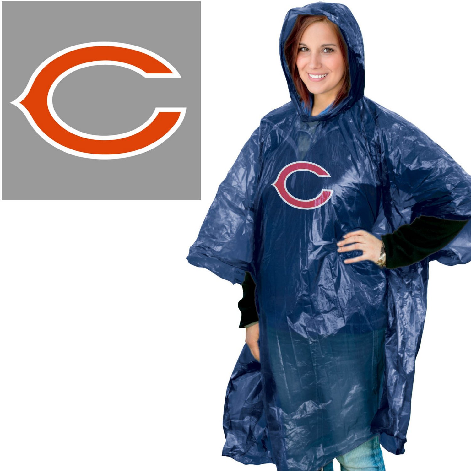 WinCraft Chicago Bears Rain Poncho