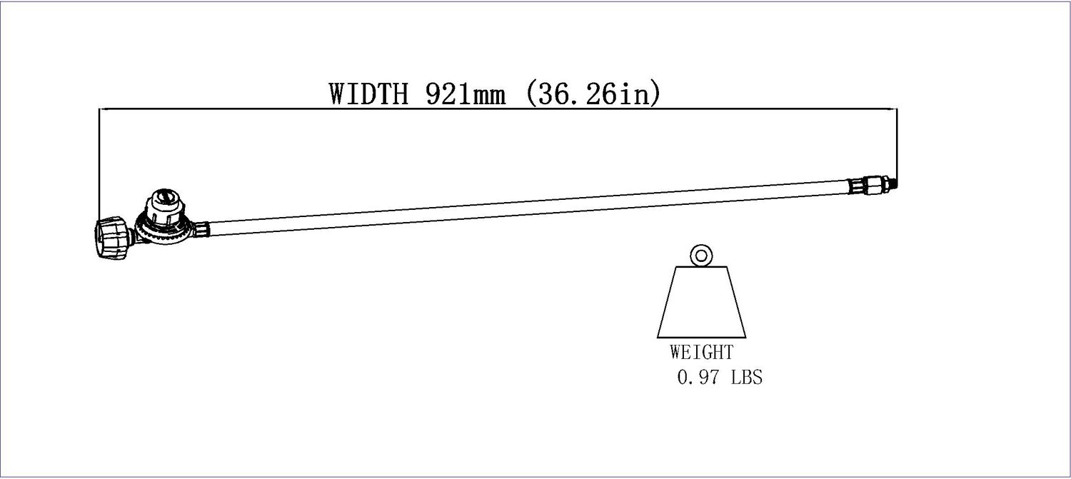 Outdoor Gourmet Stainless Steel Braided Hose - view number 2